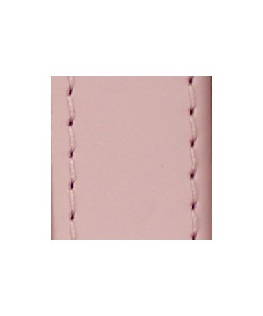 Gros plan sur le cuir de l'anse amovible
rose clair