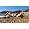 A de OLA permet de caler son dos une fois rempli de sable