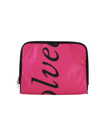Face arrière housse tablette 10 pouces rose et noire