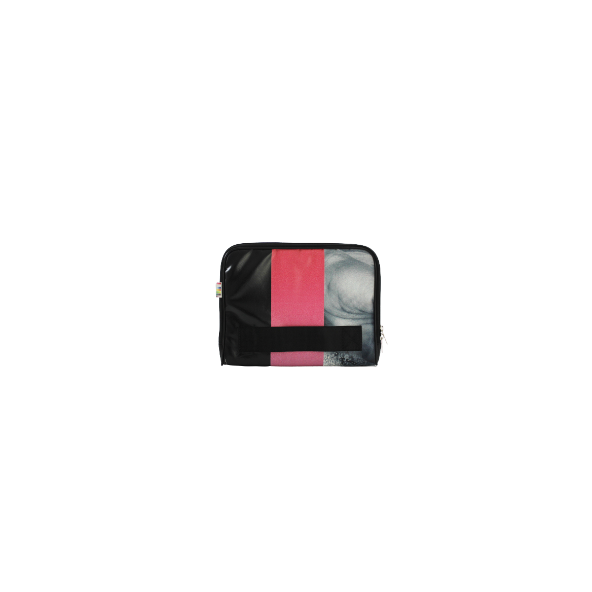 Face avant housse 10 pouces noire, rose et violette Face avant housse 10 pouces noire, rose et violette