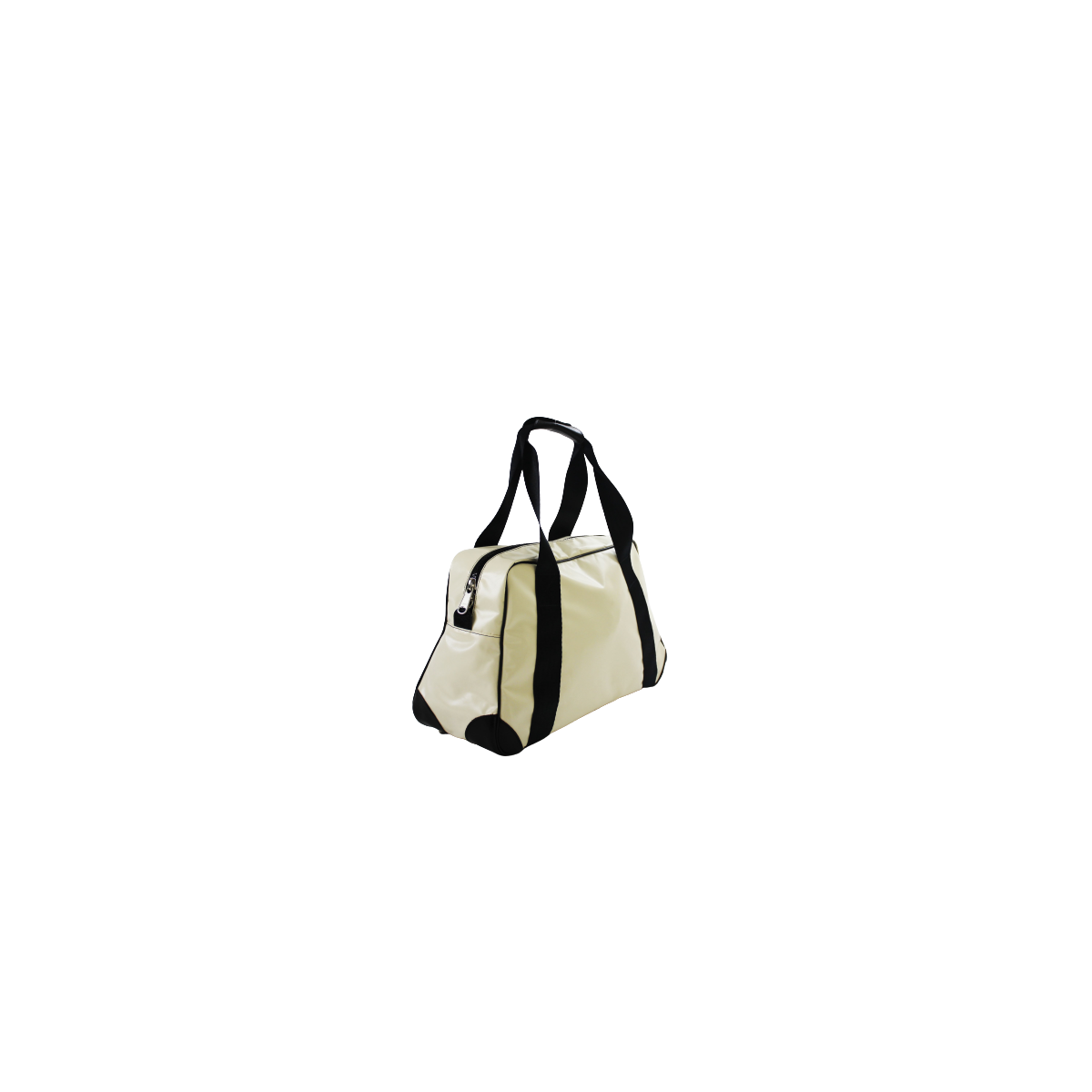 Vue de côté sac minicabine beige Vue de côté sac minicabine beige