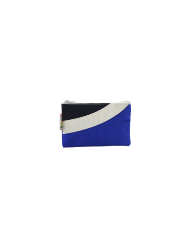 Face avant porte-monnaie bleu, blanc et noir en blouson de la Gendarmerie