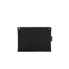Face arrière pochette souris en toile de store gris
