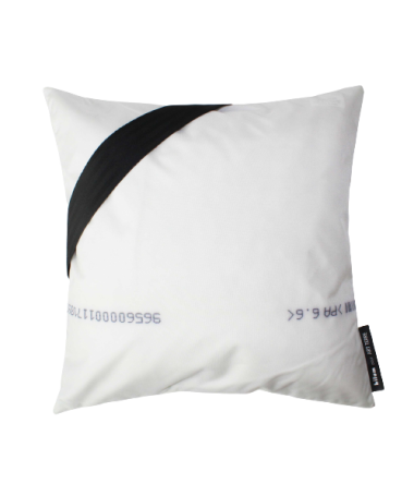 Face avant housse de coussin en toile d'airbag avec ceinture de sécurité noire Face avant housse de coussin en toile d'airbag avec ceinture de sécurité noire