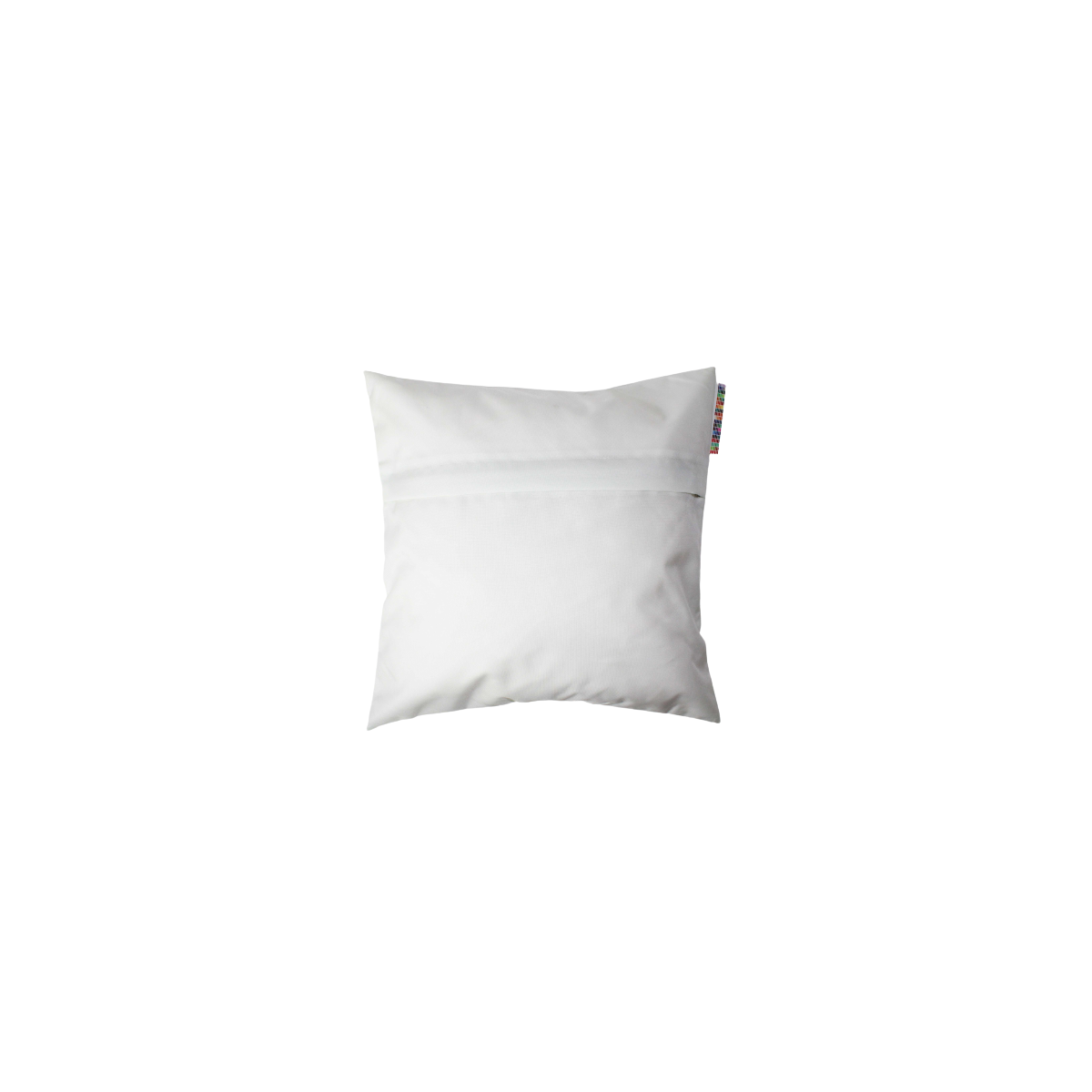 Face arrière housse de coussin en toile d'airbag blanche Face arrière housse de coussin en toile d'airbag blanche