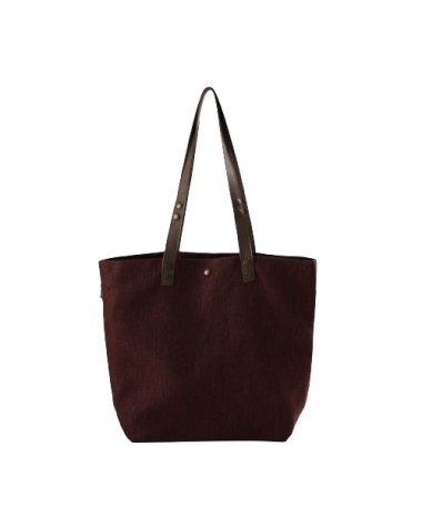 removable leather handles cabas - upholstery fabrics