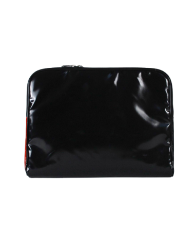 Vue face arrière de couleur noire pour cette housse 14 pouces en toile de l’industrie aéronautique