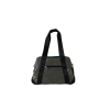 Minicabine travel bag from the upcycling of a train tarpaulin.