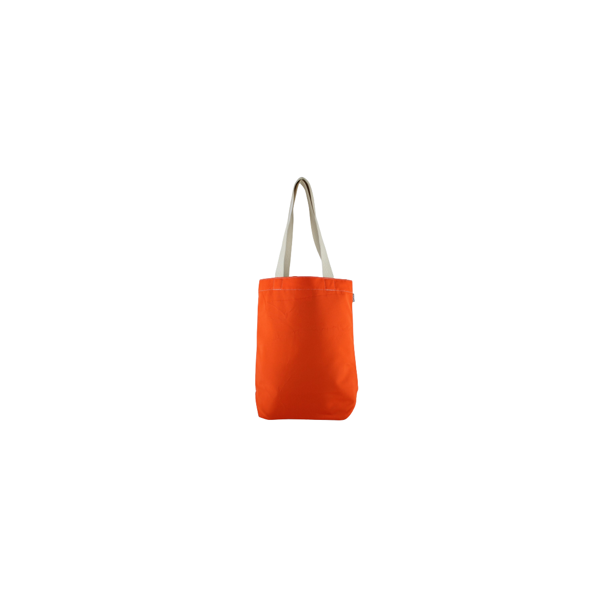 Face arrière en toile de store orange du sac isocèle Face arrière en toile de store orange du sac isocèle