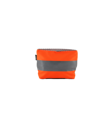 Face avant oran,ge en surveste de chantier de la trousse isocèle