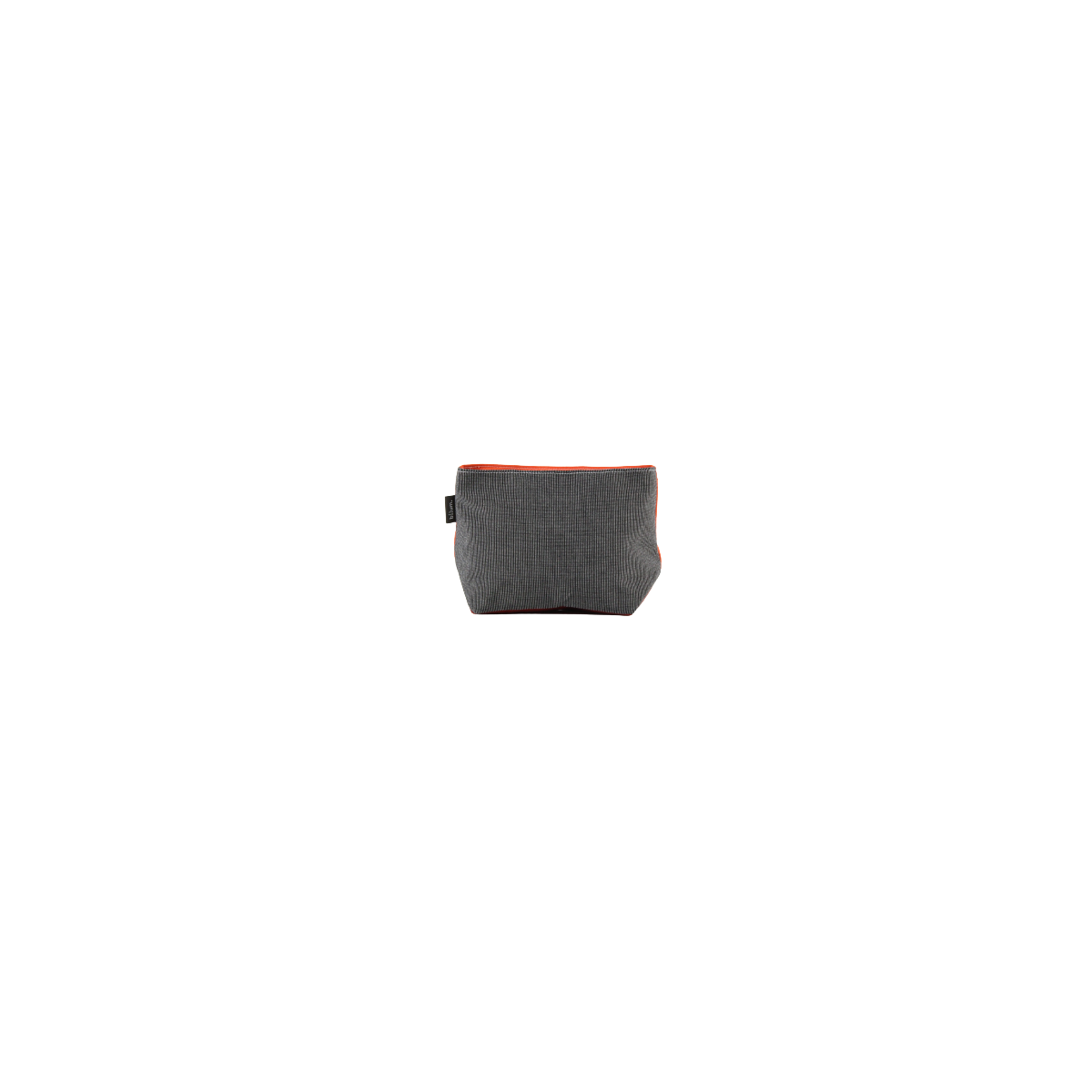 Face avant en tissu d'ameublement gris foncé de la trousse isocèle Face avant en tissu d'ameublement gris foncé de la trousse isocèle
