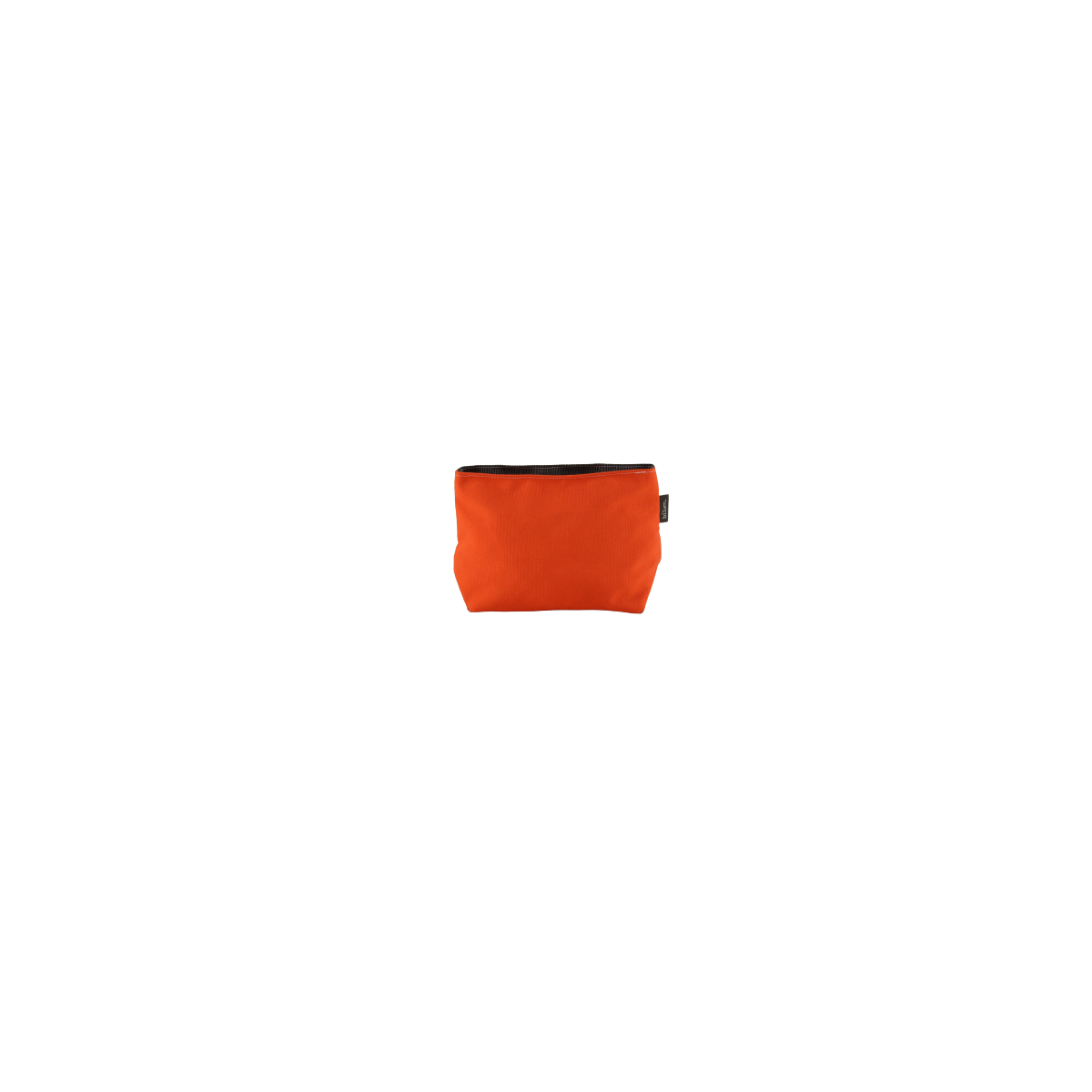 Face arrière en toile de store orange de la trousse isocèle Face arrière en toile de store orange de la trousse isocèle