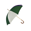 Vue latérale du parapluie en en toile de montgolfière