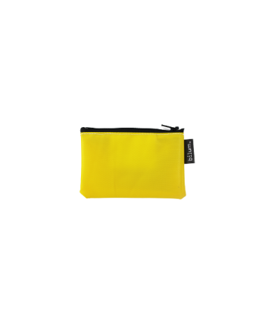 Face arrière tout jaune du porte-monnaie en gilet de sauvetage Air France