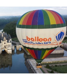 Photo de montgolfière multicolore