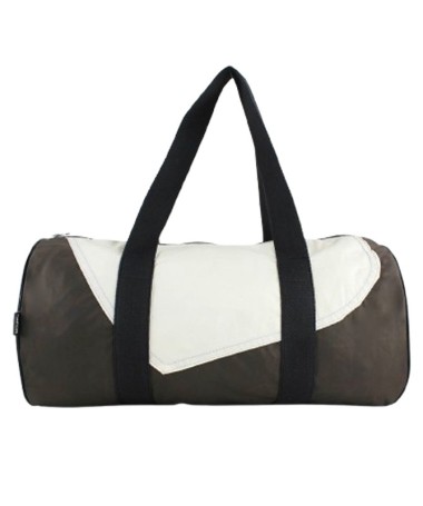 Toile de montgolfière upcyclée en sac polochon