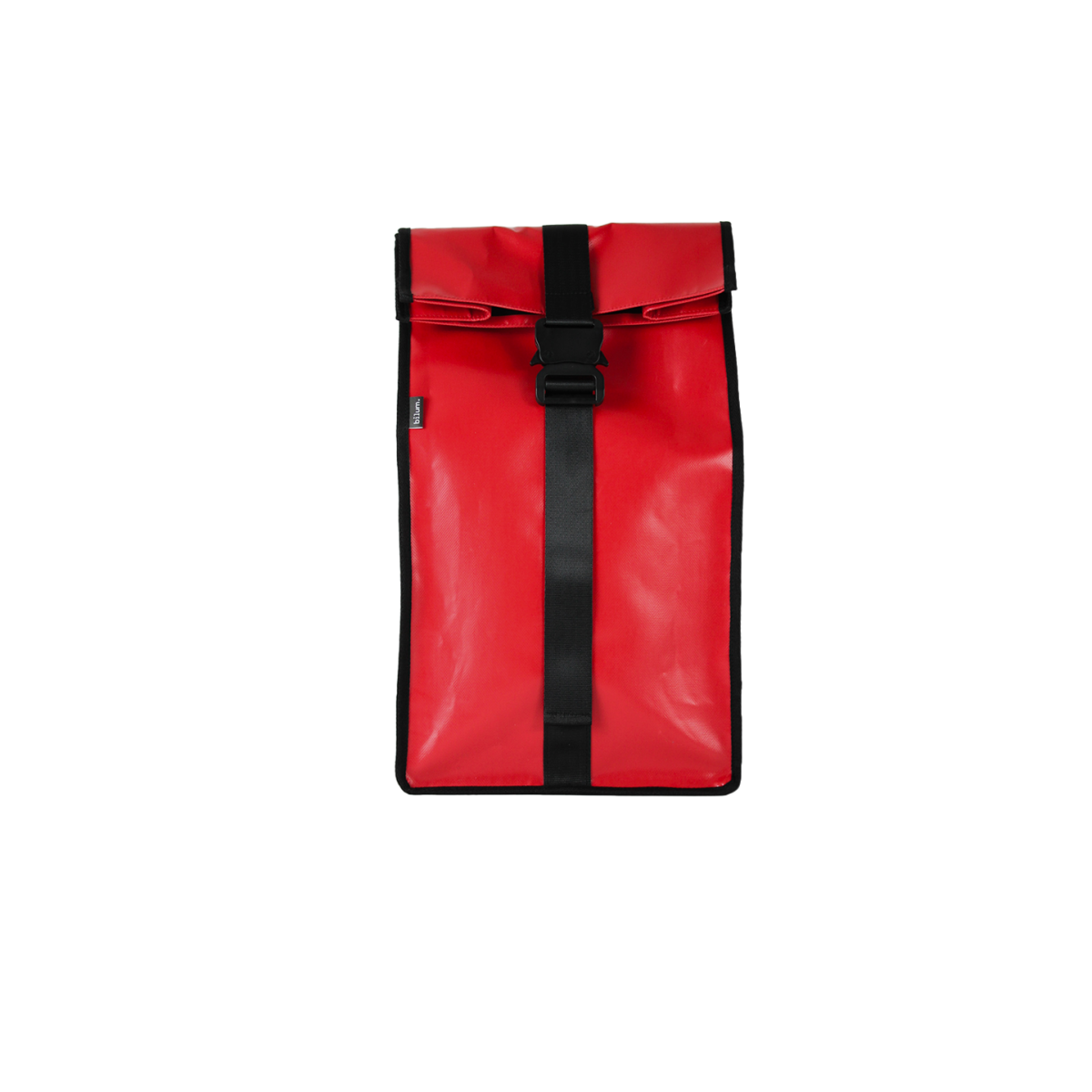 backpack Eco-friendly red | upcycling | bilum | front view