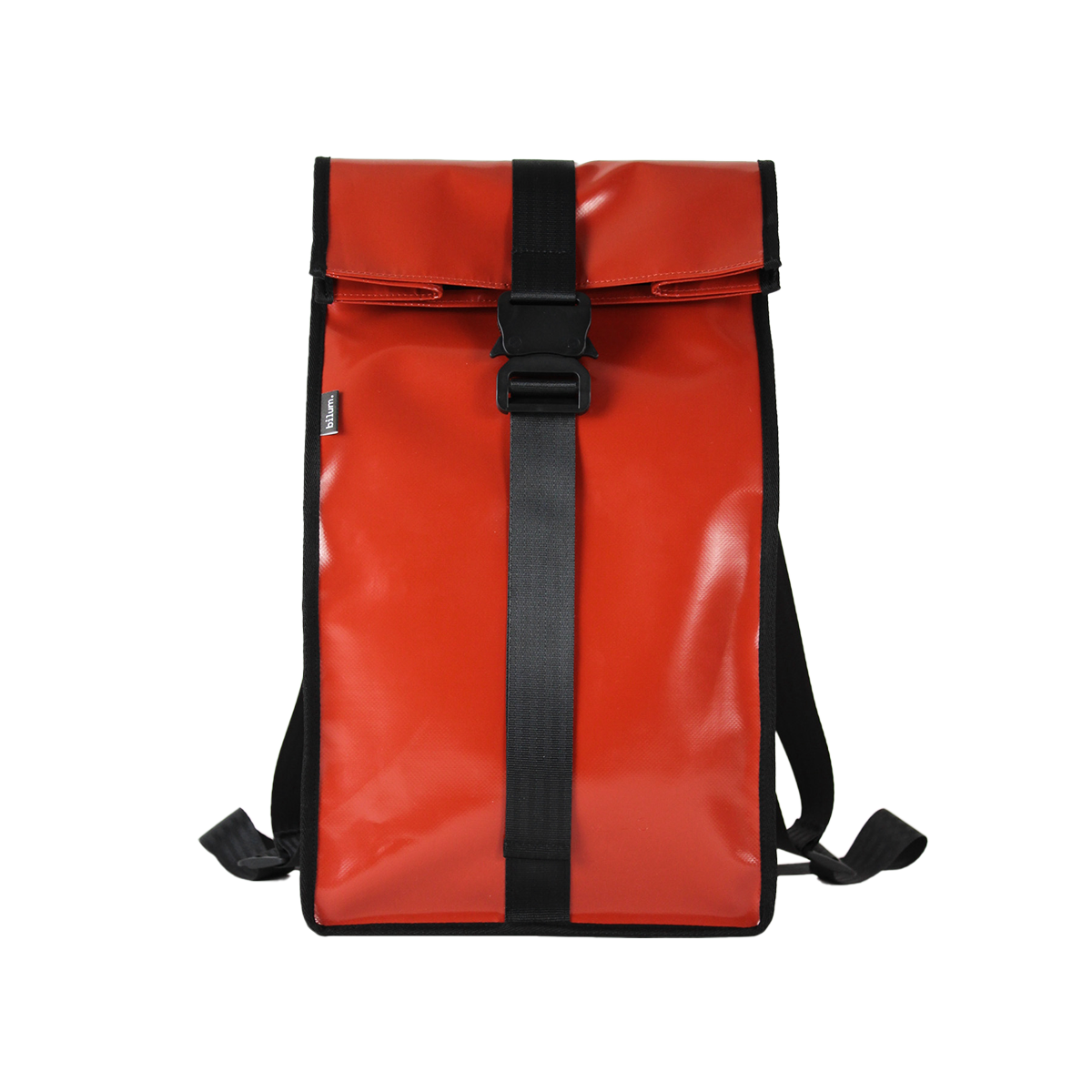 Sac à dos bâche|Sac à dos upcyclé couleur rouille| Vue de Face