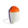 Sac cordon confectionné à partir d'une toile de montgolfière upcyclée.