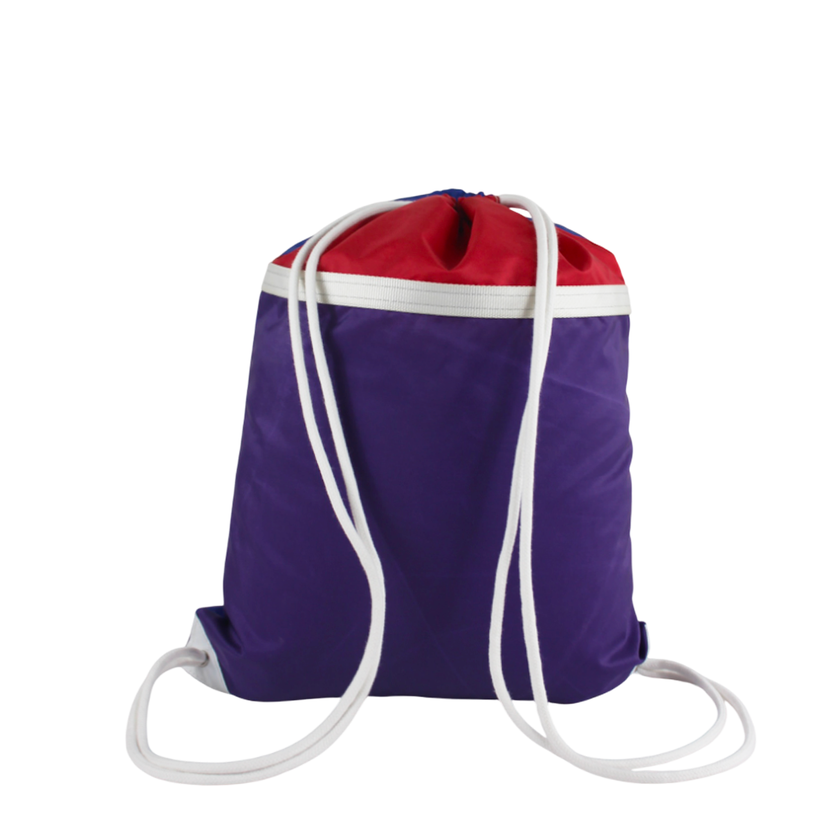 Sac cordon confectionné à partir d'une toile de montgolfière upcyclée.