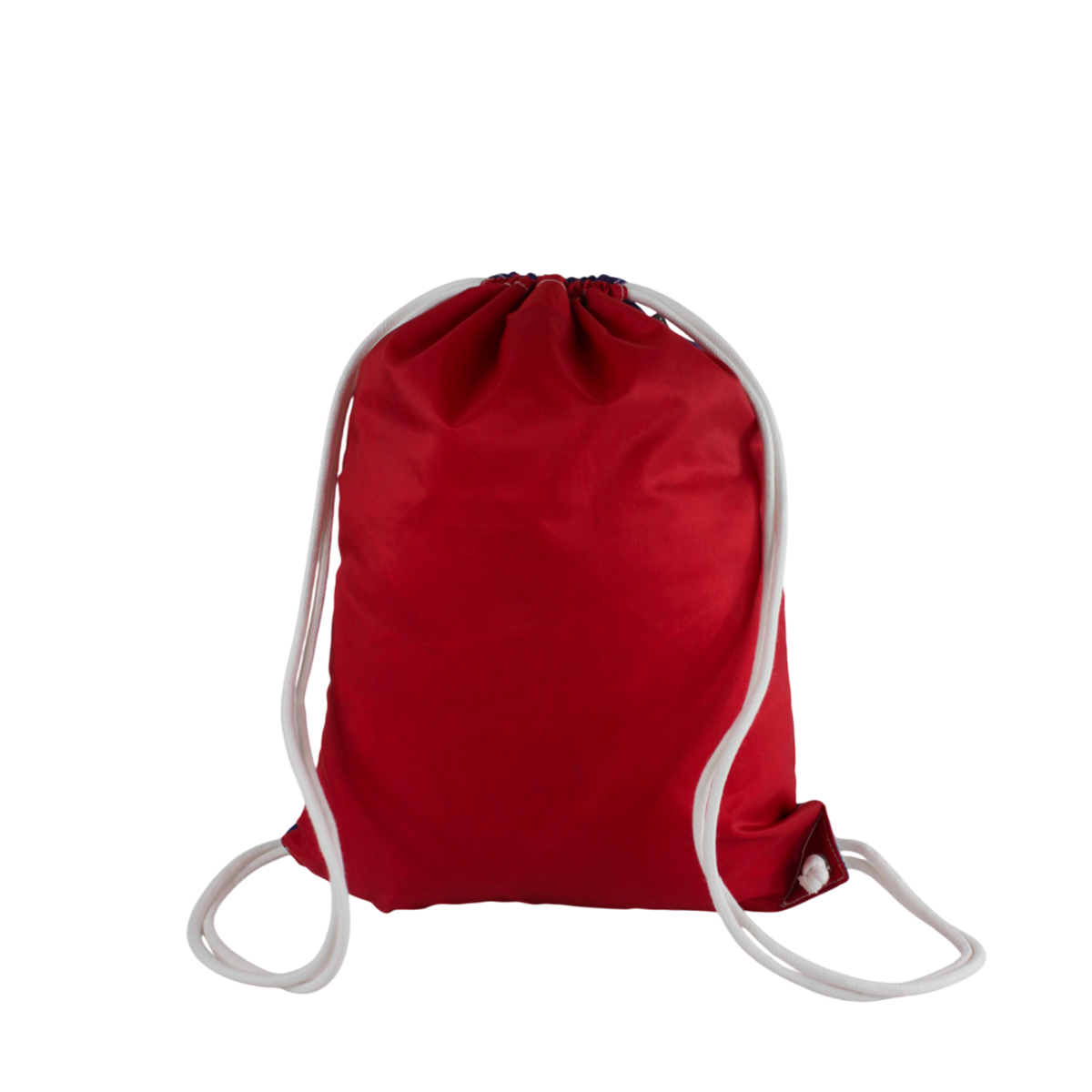 Sac cordon confectionné à partir d'une toile de montgolfière upcyclée.