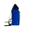 Sac à dos écologique en toile de store bleue avec poche latérale cachée