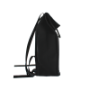 Sac à dos écologique en toile de store noire avec poche latérale cachée