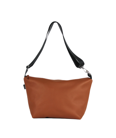 Sac bandoulière en cuir de luxe - camel