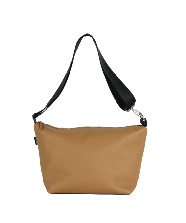 Sac bandoulière en cuir de luxe - camel