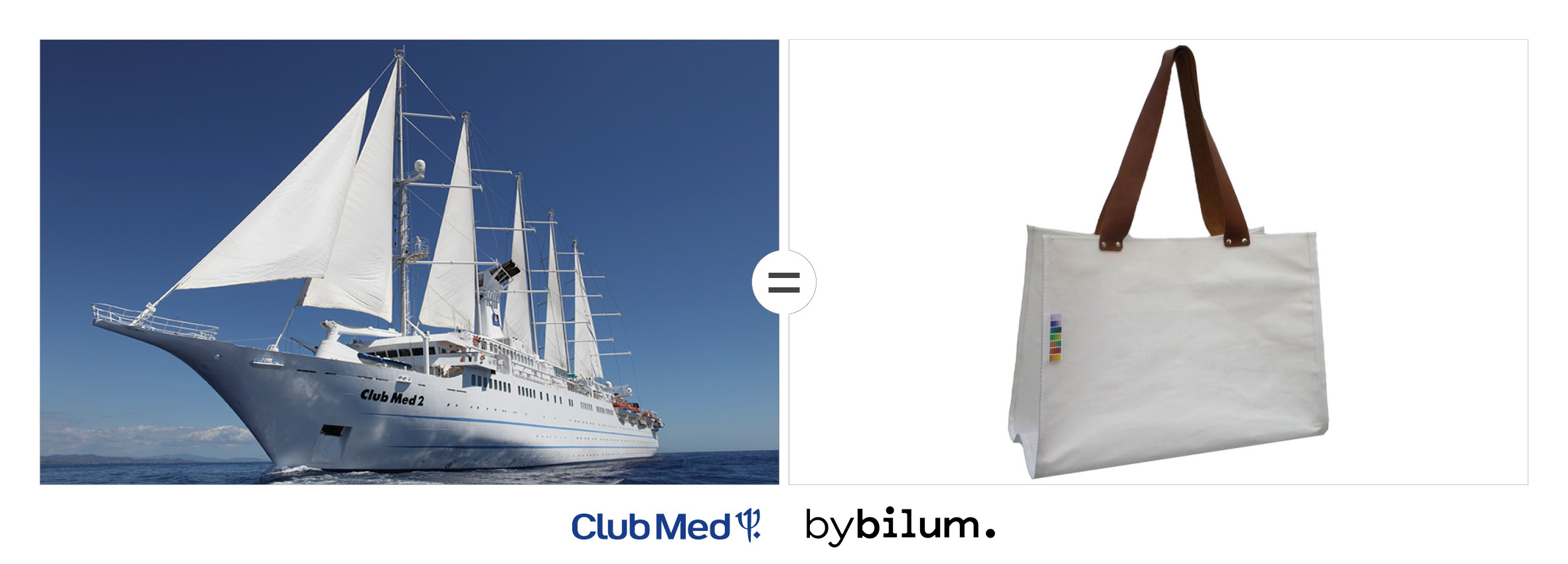 Voiles de bateau club med recylées by bilum