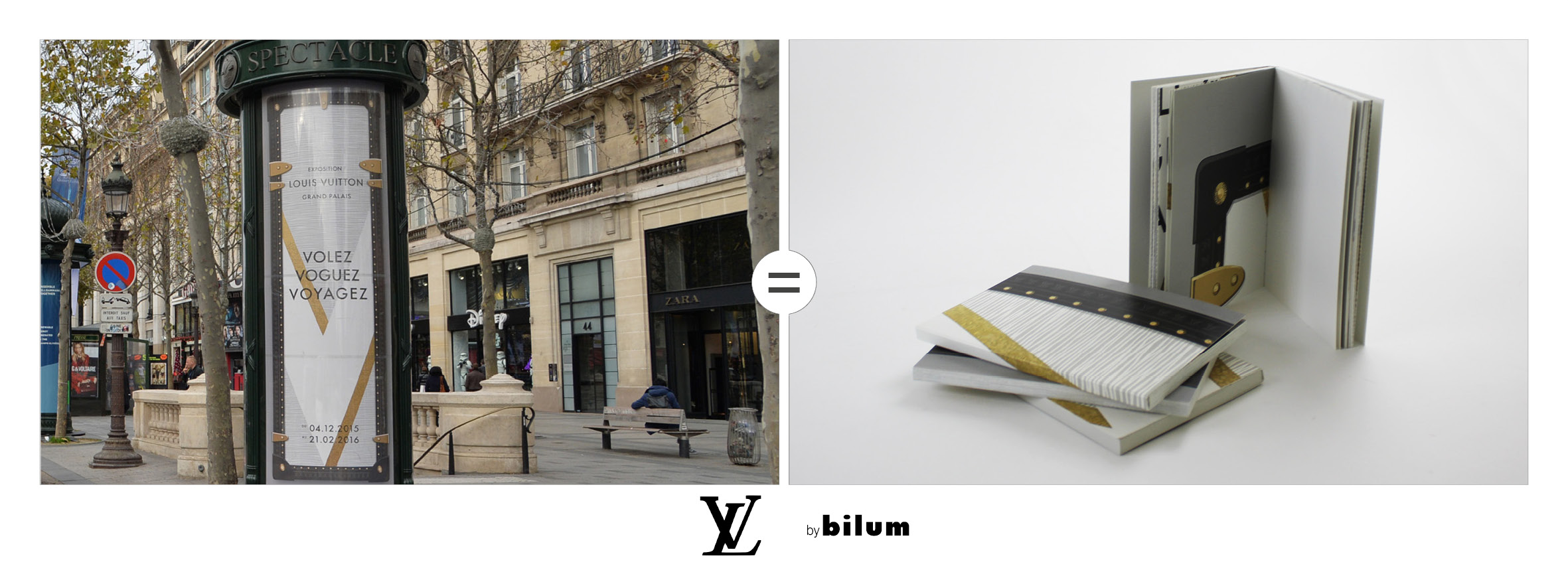 Louis Vuitton carnets upcycles by bilum