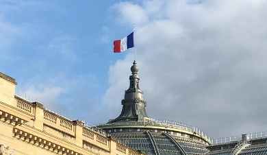 Drapeaux français du Grand Palais